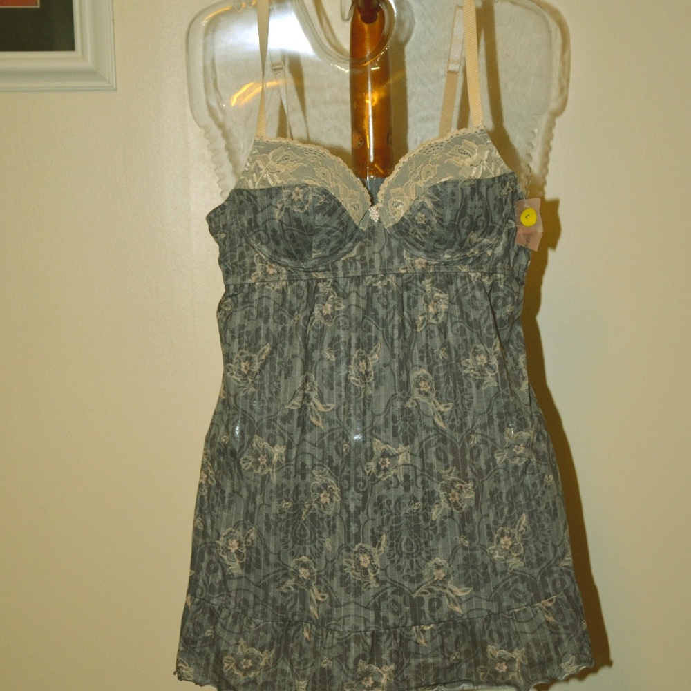 Grey/Cream Nightgown
